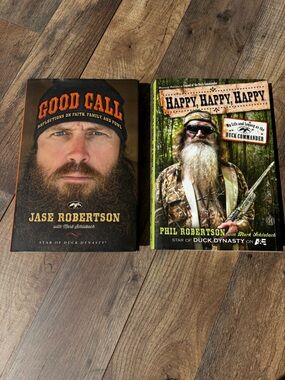 Duck Dynasty Signed Book Lot see description